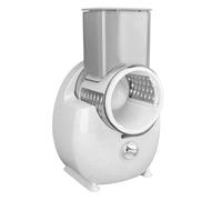 TIKATARER Tritatutto Elettrico, Tagliapasta Multifunzione per Ravanelli e Verdure con Set Versatile a 3 Lame, Prevenzione del Blocco di Sicurezza per la Domestica Quotidiana (WHITE)