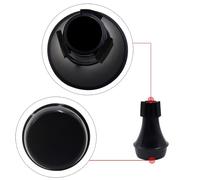 TIKATARER Tromba Muta, Tromba Muta Dritta Silenziatore Diretta Sound Muto Harmon Muto Mini (BLACK)