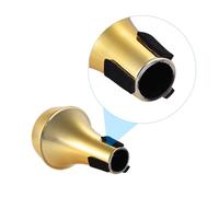 TIKATARER Tromba Muta, Tromba Muta Dritta Silenziatore Diretta Sound Muto Harmon Muto Mini (GOLD)
