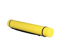 TIKATARER Tubo Poster, Supporto Poster di Plastica con Tubo Porta di Grande capacità per la Conservazione (YELLOW)
