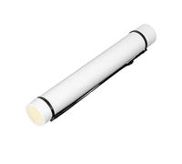 TIKATARER Tubo Poster, Supporto Poster di Plastica con Tubo Porta di Grande capacità per la Conservazione (WHITE)