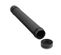 TIKATARER Tubo Poster, Supporto Poster di Plastica con Tubo Porta di Grande capacità per la Conservazione (BLACK)