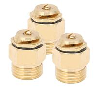 TIKATARER Ugello per Irrigatore a Rifrazione in Rame da 3 Pezzi G1/2, Testina Irrigatore Regolabile con Elevata Atomizzazione, Ideale per Piante da Prato Fiori Ortaggi