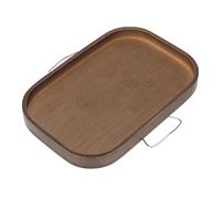 TIKATARER Vassoio Braccio Divano, Vassoio di Divano Non Slip Clamp/Holder di in Legno Multifunzione Sul Tavolo Laterale Braccio Tavolo