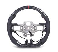 TIKATARER Volante in Fibra di Carbonio Hydro Dip con Funzione di Ricambio Riscaldata Ed Economico, Confortevole e Leggero, Adatto per Ecoboost Gt Gt350 2018-2023