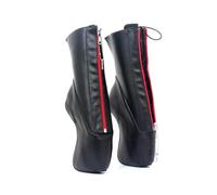 TIKENBST Ballerina Heels Ballet Boot Heels Ballet Heels Tacchi Donna Tacchi alti Sexy Platform Heelless Ballet Stivaletti Super Alti,Black-41