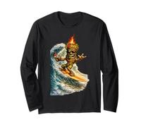 Tiki Man Fa Surf! Maglia a Manica