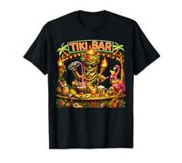 Tiki Man Tiki Bar Paradise a Tropical Island Maglietta