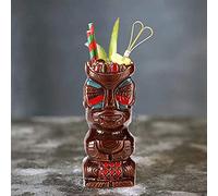 Tiki Mug-Tiki, bicchieri da cocktail in ceramica hawaiana, bicchieri da cocktail, bicchieri da cocktail esotici carini, bicchieri da cocktail esotici - Tiki Bar professionale hawaiano Party Barware