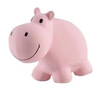 Tikiri Ippopotamo Giocattolo da Bagno e Massaggiagengive, 0+ Mesi, Rosa