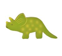 Tikiri My First Dino Baby Triceratops Natural Rubber Toy (Green)