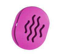 TIKIUKI Porta spugna per trucco, organizer da viaggio per spugne, in silicone infrangibile, traspirante, adatto per lavoro o viaggi (viola)