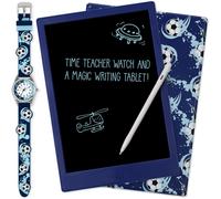 Tikkers 3D Football Silicone Strap Watch & Drawing Pad Set