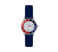 Tikkers Boys Navy Silicone Strap Time Teacher Watch ATK1040