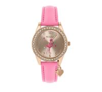 Tikkers Girls Pink PU Strap Flamingo Dial & Star Charm Watch TK0188