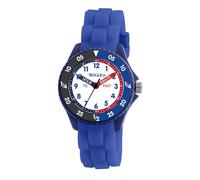 Tikkers Kids Blue & Black Silicone Time Teacher Watch ATK1088