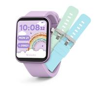 Tikkers Smart Series 13 Smart Watch e cinturino in silicone lilla, Lilla, misura unica, Casual