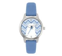 Tikkers WWF Polar Bear TKWWF010 - Orologio analogico al quarzo, unisex, per bambini, con cinturino in poliuretano, Blu, Cinturino