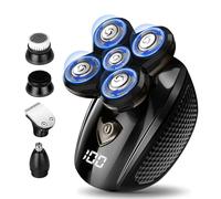 Tiklean Men 4 In 1 Electric Beard Trimmer Grooming Kit for Mustache, Head, Body, and Face Cordless Precision Waterproof Gr.