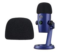 TIKmobre Yeti Nano Pop Filter Professional Mic Foam Parabrezza compatibile con microfono a condensatore Blue Yeti Nano - Copertura per microfono che filtra i rumori indesiderati di registrazione