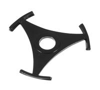 TIKODIDA Adattatore 45 Giri per Giradischi Triangolo in Plastica Ecologica Nero, Accessorio per Dischi Vinile Durevole e Sicuro per Giradischi Rega