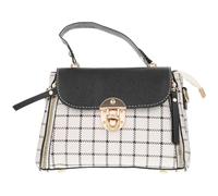 TIKODIDA Borsa a Tracolla Monospalla da Donna Leggera Nera Resistente, Borsa Portatile alla Moda per Lavoro, Scuola, Spesa e Viaggi Weekend