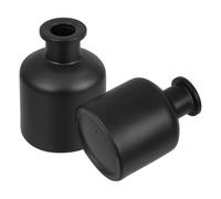 TIKODIDA Bottiglie Diffusori in Vetro 50ml Ricaricabili Set 2 Pezzi, Flaconi Vuoti per Aromi e Oli Essenziali, Vaso Diffusore di Aromi Senza Fuoco per Ambienti Casa Ufficio