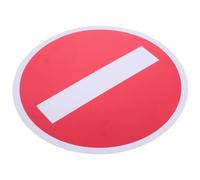 TIKODIDA Cartello di Avvertimento di Divieto di Accesso 30x30 Cm per Sicurezza Stradale e Industriale, Stradale di Allerta per Scantinati, Parcheggi e Fabbriche, Cartello di Sicurezza