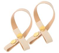 TIKODIDA Cinturini Bottone Automatico per Tacchi Alti in PU Regolabili Estensori Anti-Allentamento per Tallone da Donna Coppia di Cinturini di Ricambio per Scarpe Eleganti e Confortevoli