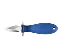 TIKODIDA Coltello e Protezione le Dita in Inossidabile Impugnatura Antiscivolo Blu Ostriche e Vongole per Ostriche per Cucina e Barbecue