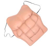 TIKODIDA Costume Muscoloso Finto Uomo EVA con Pettorali e Addominali Realistici Facile da Pulire per Halloween Cosplay e Feste Tema