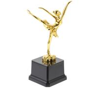 TIKODIDA di Danza in Plastica Oro con Figura di Ballerina, Coppa per Concorso di Ballo a Scuola e Ufficio, Destinata a Adolescenti e Studenti