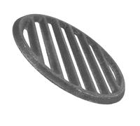 TIKODIDA Griglia in Ferro Ø 12 CM per Barbecue e Braciere, Piastra per Brace Rotonda, Accessori per Barbecue Carbonella da Balcone