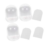 TIKODIDA Kit Artigianale 3 Pezzi Globo di Neve Trasparente a Forma di Cupola per Decorazioni Invernali e Lavoretti Natalizi Cornice Galleggiante per Foto