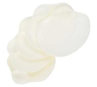 TIKODIDA Piatti da Portata Riutilizzabili in PP a Forma di Conchiglia, Set 5 Pezzi per Gnocchi e Salse, Bianco Perla, per Vassoio Snack e Tavola