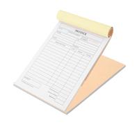 TIKODIDA Ricevute Libro per Piccole Imprese, Formato Triplice Copia, Carta, 2 Pezzi, Gestione Ordini per Negozi Artigianali