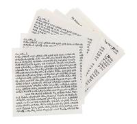 TIKODIDA Rotolo di Mezuzah Kosher con Benedizioni Bibliche per Porta, Decorazione Ebraica da Esterno Resistente allo Sbiadimento, Simbolo di Fede per Arredamento Casa e Regali Religiosi