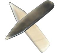 TIKODIDA Set 2 Strumenti in Agata per Lucidare Gioielli in Oro e Argento, Coltello per Manutenzione e Pulizia di Anelli e Bracciali, 7 Cm, Kit Professionale per Cura Stile Casuale