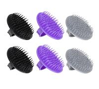 TIKODIDA Set 6 Pezzi Spazzola per Shampoo e Massaggio Capelluto Pettine per Lavare i Chioma Setole Morbide Strumento per Pulizia e Stimolazione Crescita Chioma Colore Colore Casuale