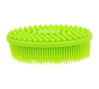 TIKODIDA Spazzola per Neonati in Silicone Morbido Spazzolino per Cute da Bagno Setole Delicate Spazzola Massaggio Corpo per Impugnatura Ergonomica Colore Verde