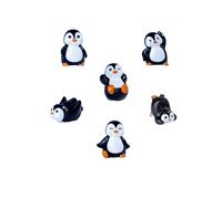 tikono 6 ciondoli a forma di scarpa a forma di pinguino, per decorazione zoccoli, graziosi ciondoli a forma di scarpa, accessori per regalo