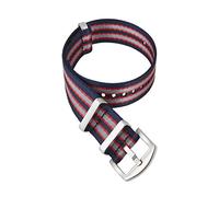 TikTako 18mm/20mm/22mm/24mm di sport della fascia della tela Heavy Duty polso Accessori Braccialetto Nato Nylon Guarda Grigio Rosso Blu, 22mm