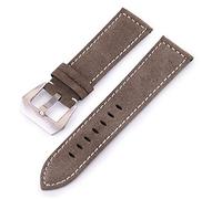 TikTako 18MM 20MM 22MM 24MM Matte cuoio del cinturino donne degli uomini l'inarcamento dell'acciaio inossidabile cinturino Relogio Pulseira Bracciale