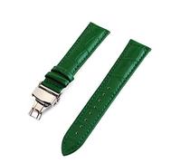 TikTako Cinturini 12 Strumento braccialetto del cuoio genuino 24MM universale Cinturino farfalla fibbia in acciaio fibbia della cinghia del polso