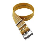 TikTako Cinturino Bracciale 22mm in nylon sostituzione Cinturino Nato 20mm Arancio Khaki, 20mm