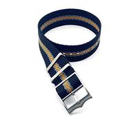 TikTako Cinturino Bracciale 22mm in nylon sostituzione Cinturino Nato 20mm Nero Arancione Grigio, 20mm