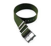 TikTako Cinturino Bracciale 22mm in nylon sostituzione Cinturino Nato 20mm verde, 22mm