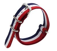 TikTako Cinturino in nylon Nato 18mm/20mm/22mm Watch Band casuale militare della vigilanza dell'esercito di sport della cinghia del cinturino Stile 3, 22mm