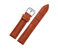 TikTako Cinturino in pelle di mucca cinturino in pelle di ricambio per le donne gli uomini della vigilanza in oro rosa Fibbia Nero Marrone Watch Band
