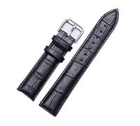 TikTako Cinturino in pelle di mucca cinturino in pelle di ricambio per le donne gli uomini della vigilanza in oro rosa Fibbia Nero Marrone Watch Band